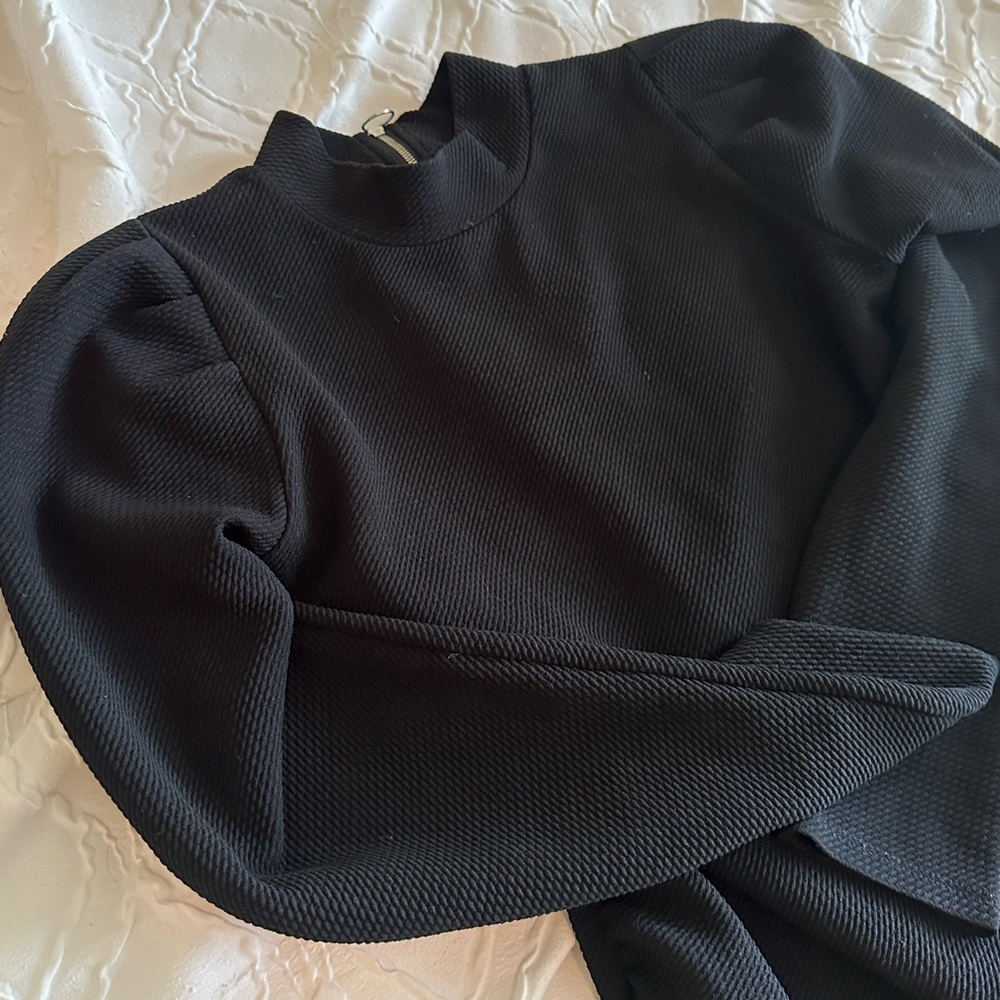 Motherhood Maternity Zip-up Mock Turtleneck